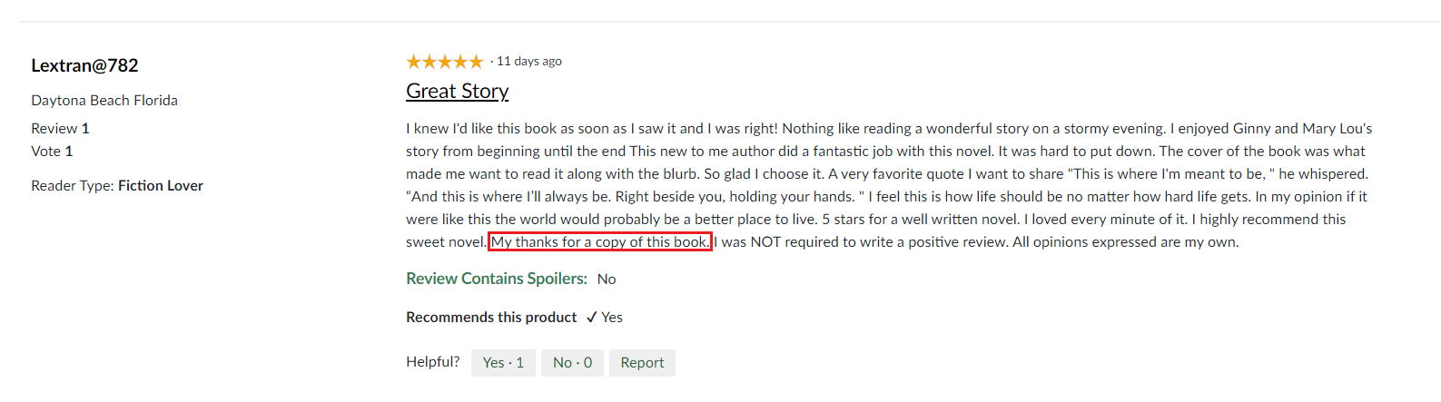 best definition of book review